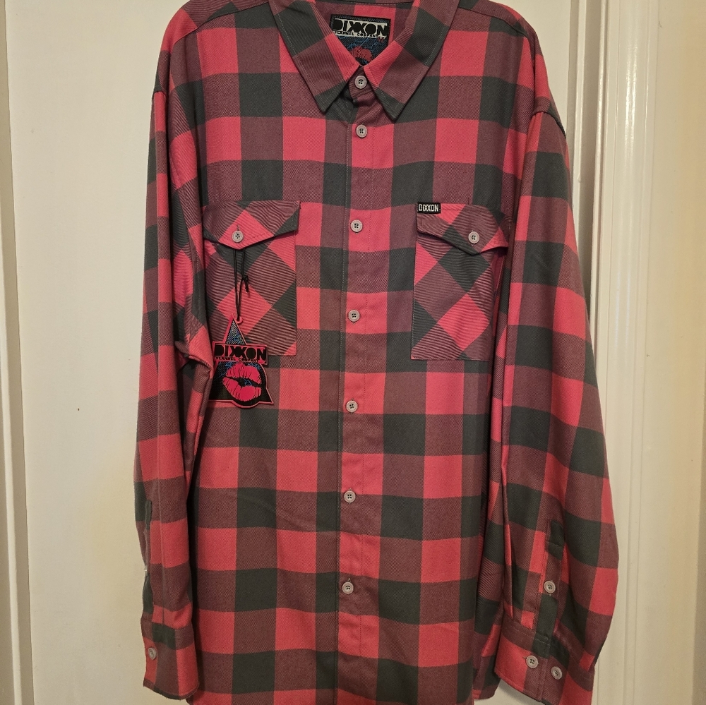 DIXXON ELEKTRIK Men's Flannel Shirt 4X
